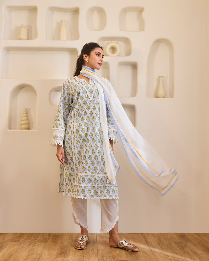 Blue Charm Kurta