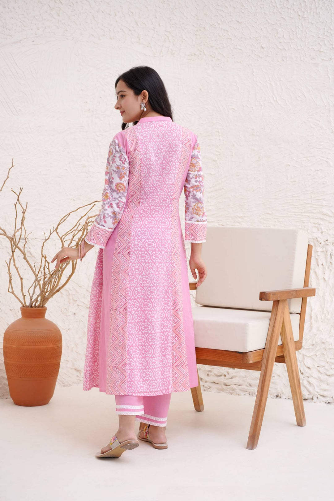 Pink Moroccan Kurta