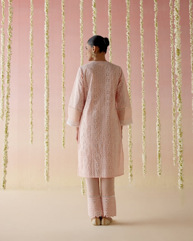 Peach Pearl Long Kurta