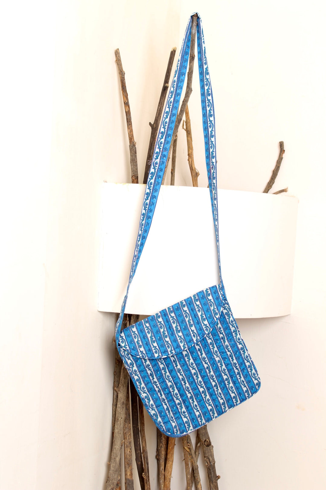 Sapphire Blue Crossbody Bag