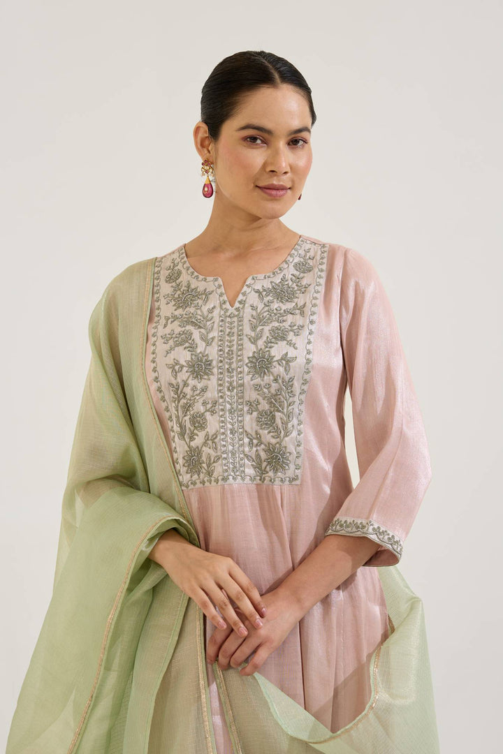 Rosy Mint Dupatta