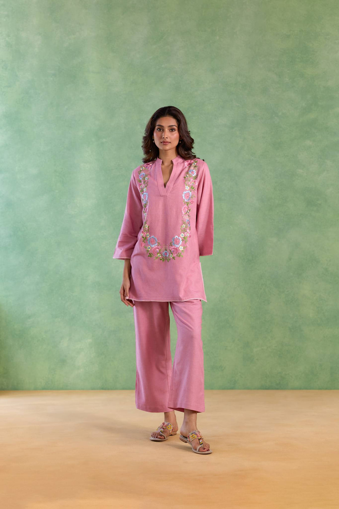 Blush Bloom Embroidered Top