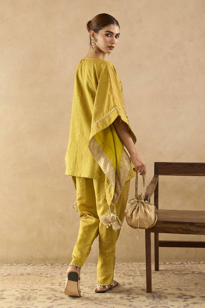 Olive Lily Dori Kaftan with Tulip Pants - Set of 2