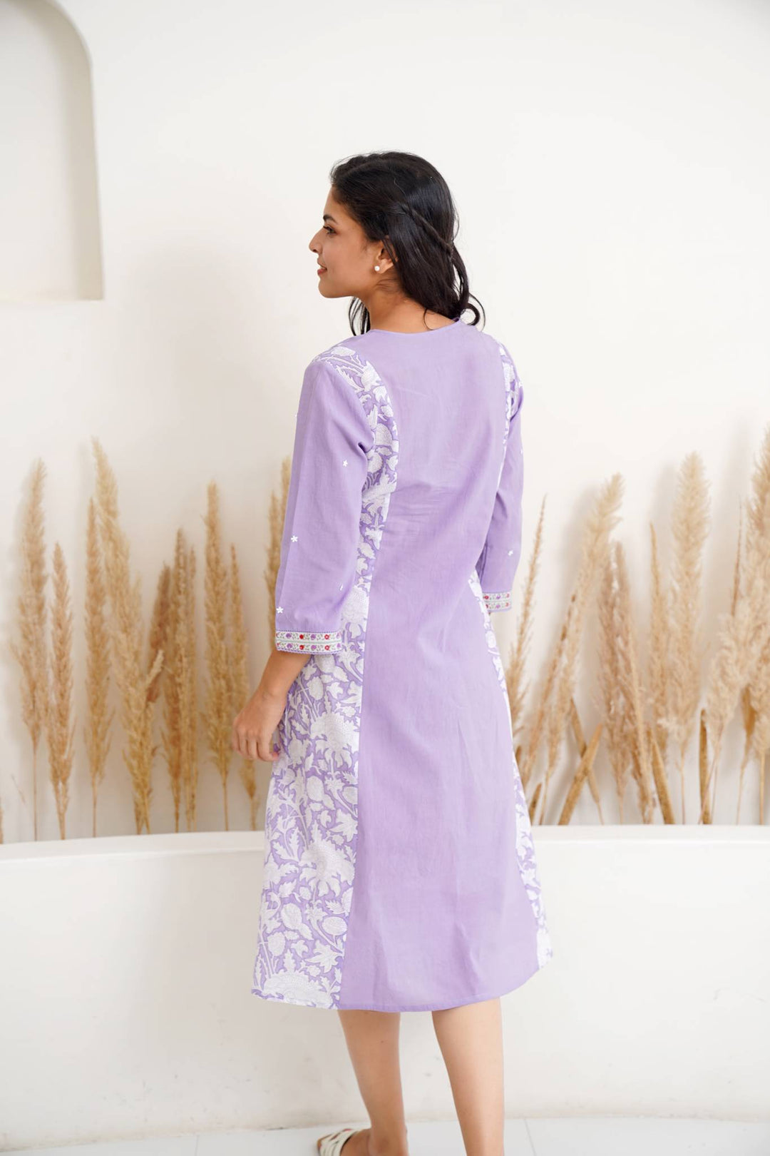 Lavender lily dress