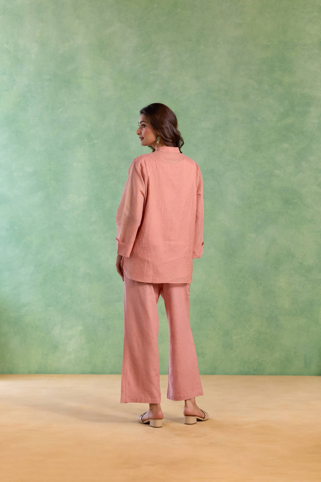 Old Lotus Embroidered Top