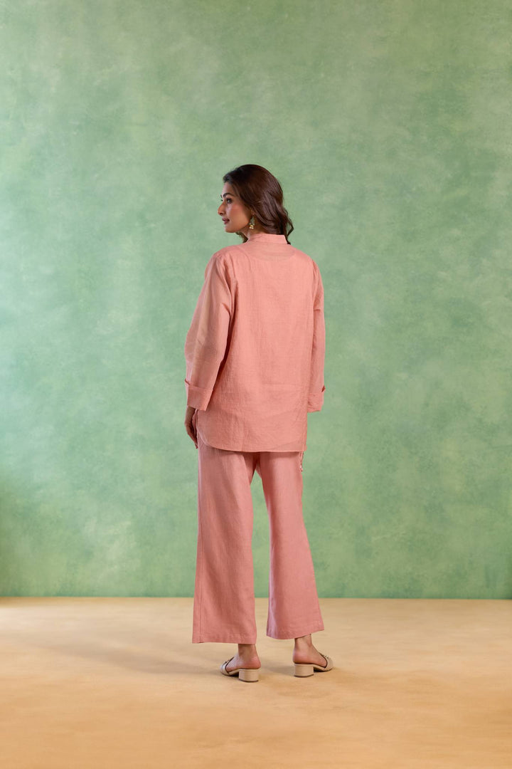 Old Lotus Embroidered Top