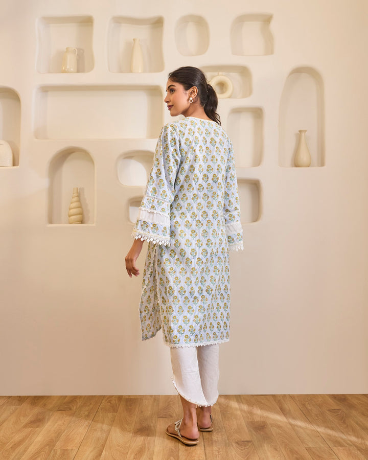 Blue Charm Kurta