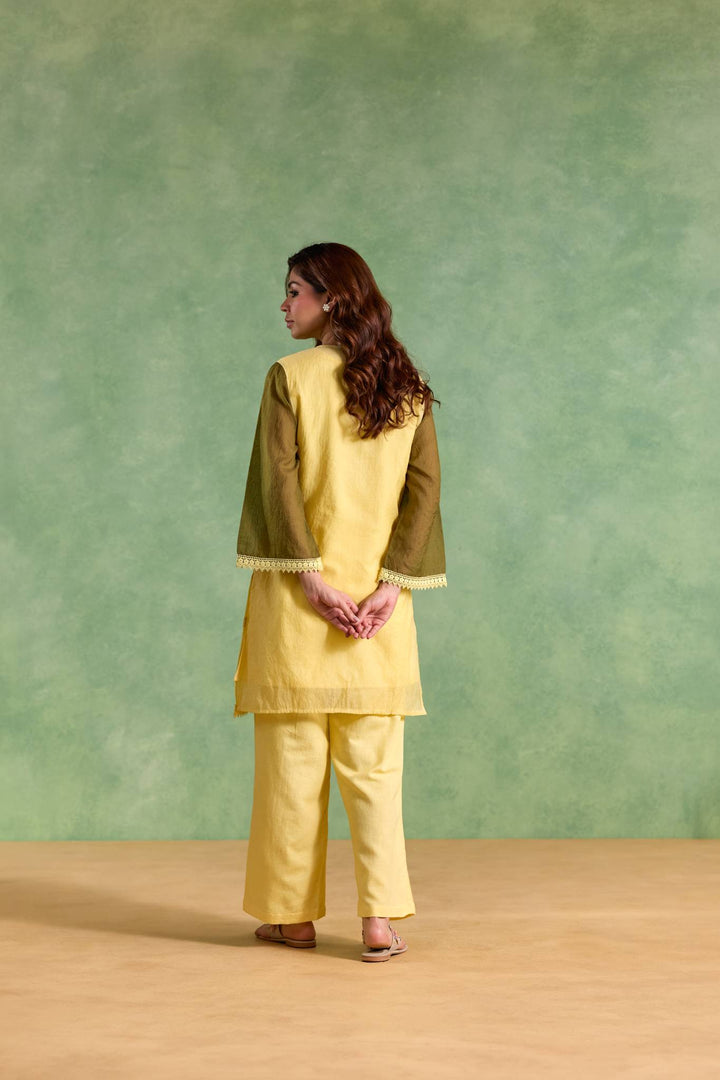 Sun Petal Embroidered Co-ord Set