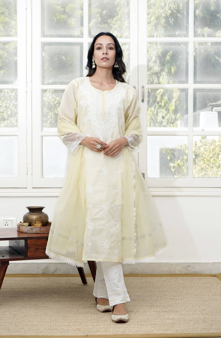 Sunbeam Chikankari Kurta Set