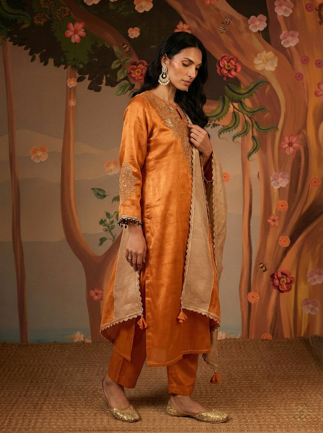 Amber Gold Dupatta