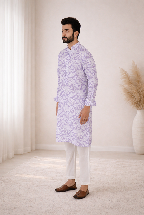Lilac Orchid Kurta