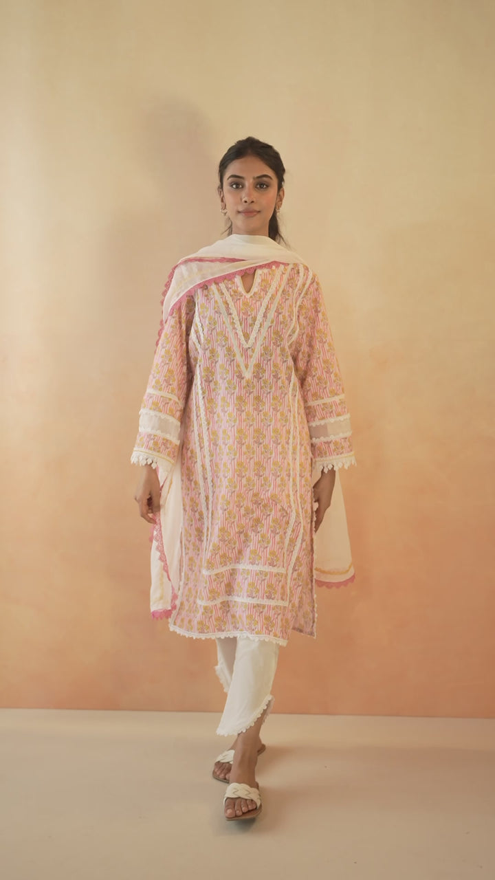 Pink Charm Kurta